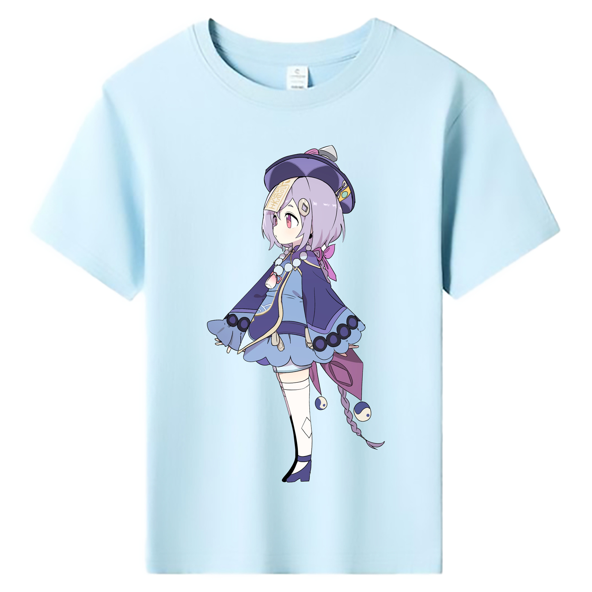 げんし神 七七 なな  genshin Nana 綿100％キッズTシャツ（フロントプリント）